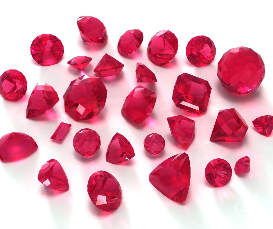 red gemstones to choose from