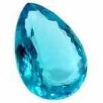 Blue Zircon Crystal Gemstone in Adelaide Australia