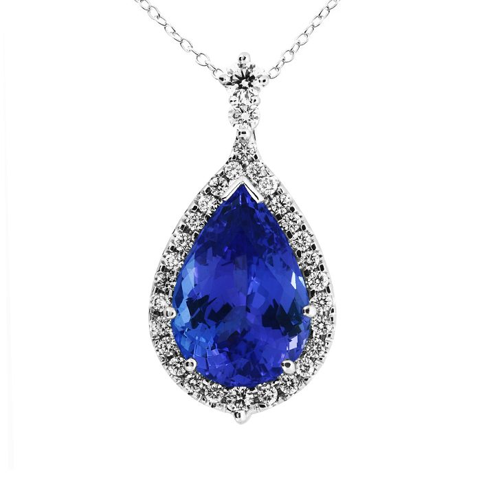 BTrenwith Sapphire Pendant w chain