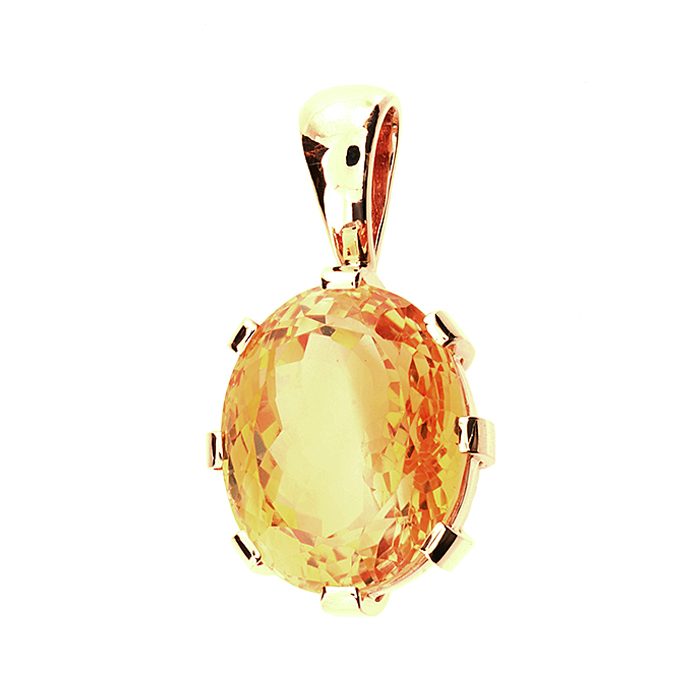 N Mason Citrine Pendant