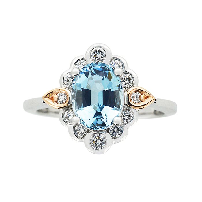 P Grund Charity aquamarine